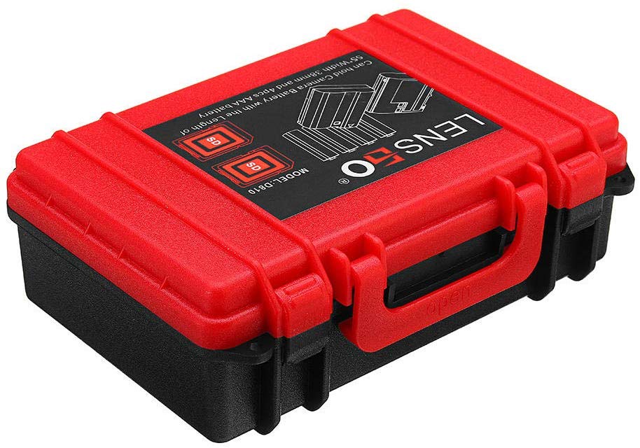 LENSGO Memory Card and Battery Case