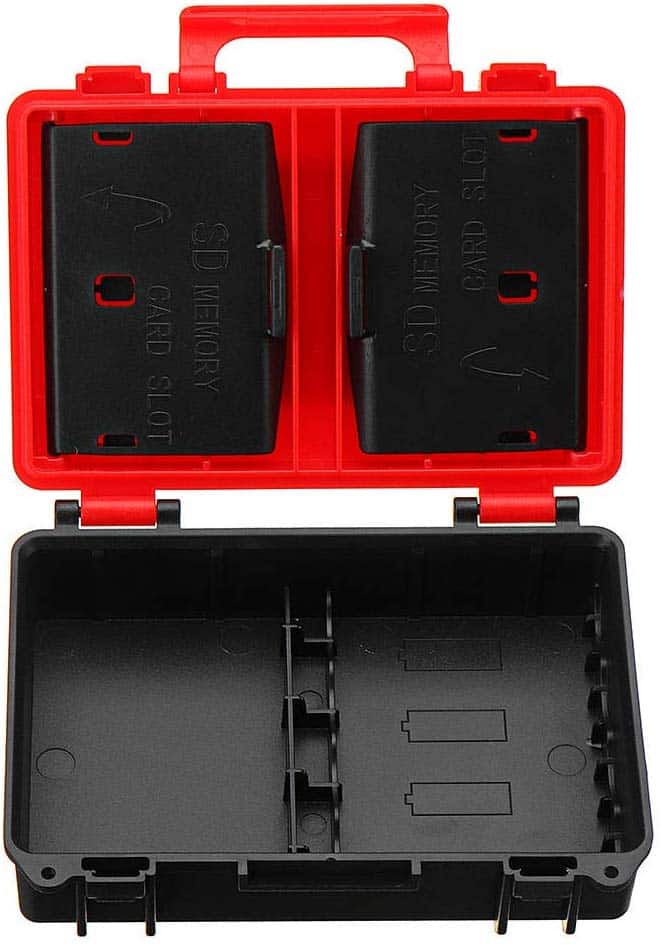 LENSGO Memory Card and Battery Case