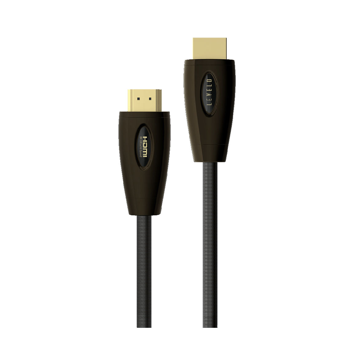Levelo Zinc-Alloy Shell 8K60Hz HDMI Cable V2.1 2M – Black
