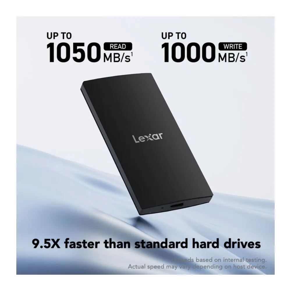 Lexar 1TB SL300 USB 3.2 Gen 2 Portable SSD