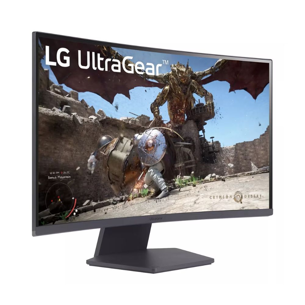 LG 27” UltraGear™ QHD 180Hz 1ms AMD FreeSync™ HDR10 1000R Curved Gaming Monitor – 27GS60QC-B..