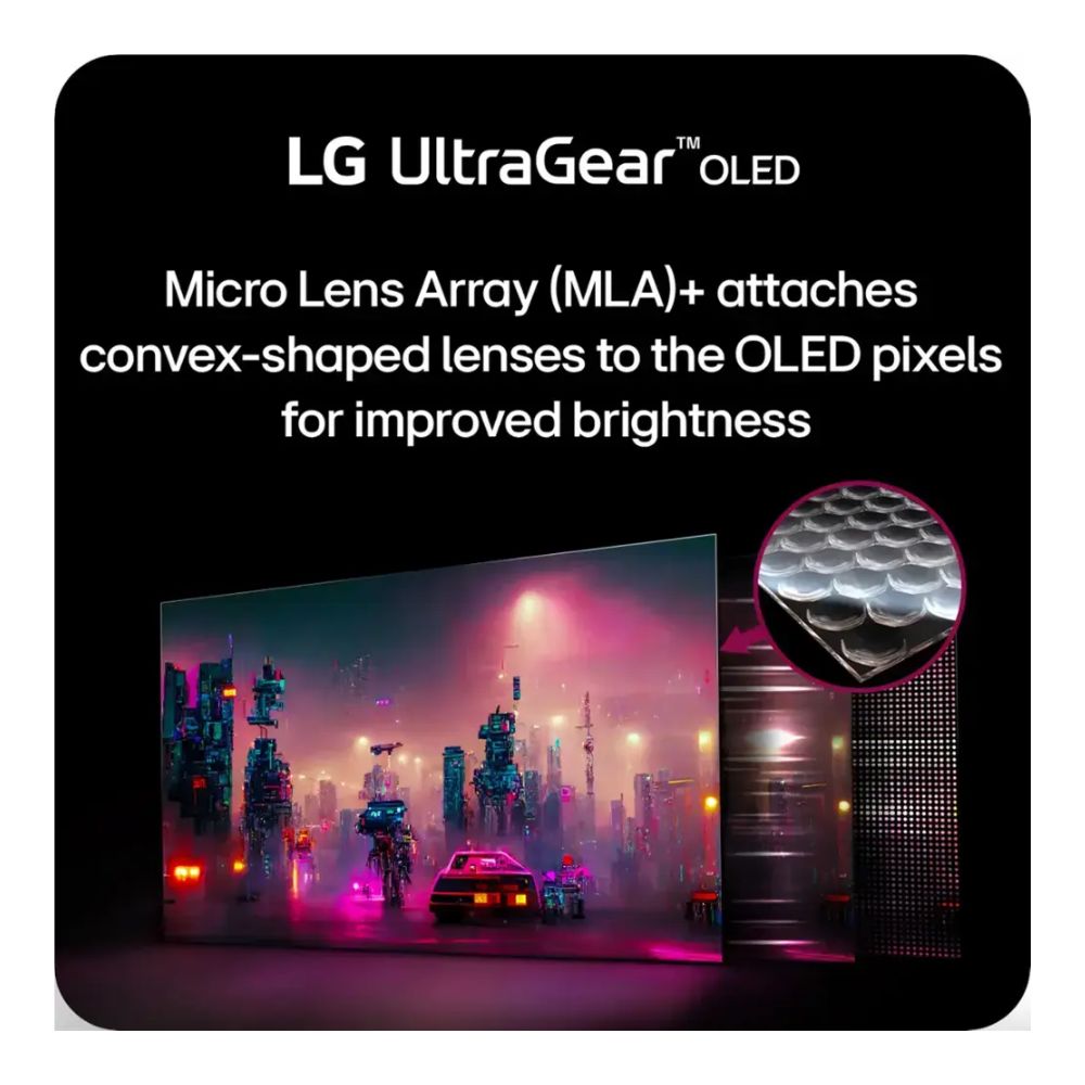 LG UltraGear 45″ OLED Curved WQHD 240Hz 0.03ms FreeSync..