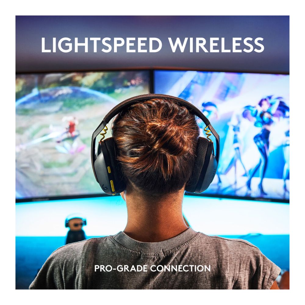Logitech G G435 Wireless Gaming Headset (Black / Yellow)
