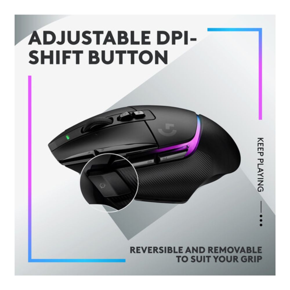 Logitech G G502 X Plus LIGHTSPEED Wireless RGB Gaming Mouse (Black)