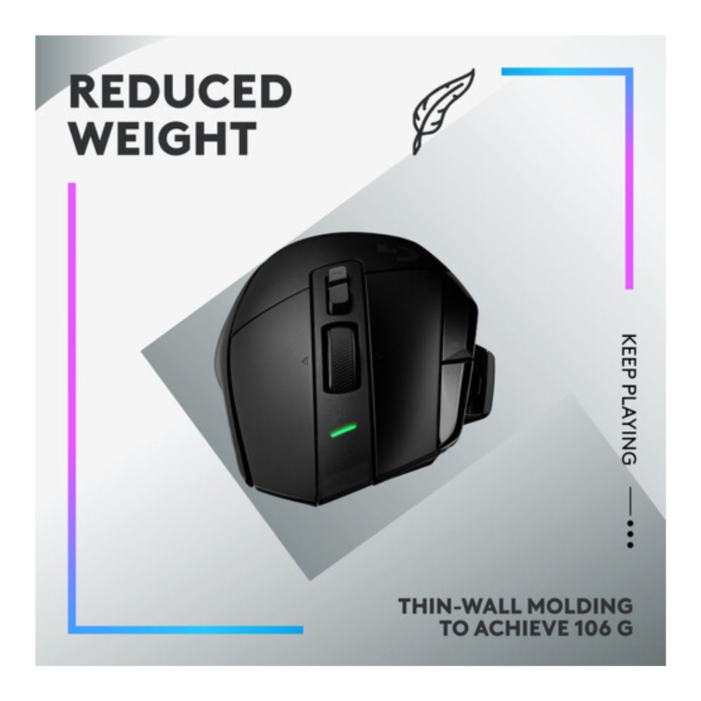 Logitech G G502 X Plus LIGHTSPEED Wireless RGB Gaming Mouse (Black)