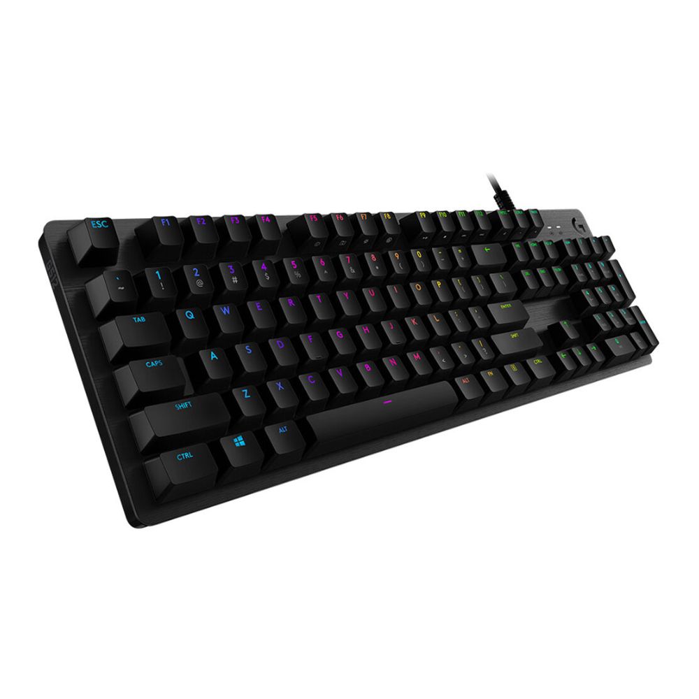Logitech G G512 LIGHTSYNC RGB Mechanical Gaming Keyboard (Carbon, GX Brown Tactile)