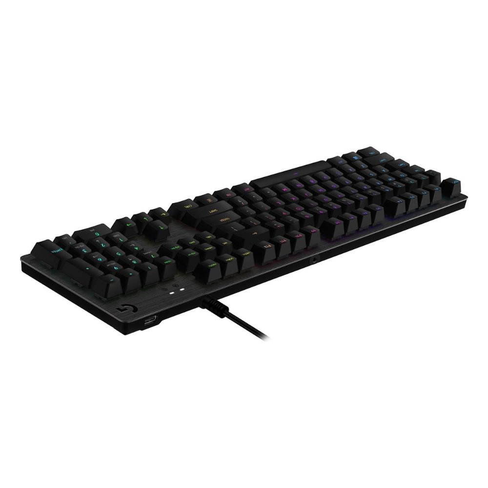 Logitech G G512 LIGHTSYNC RGB Mechanical Gaming Keyboard (Carbon, GX Brown Tactile)