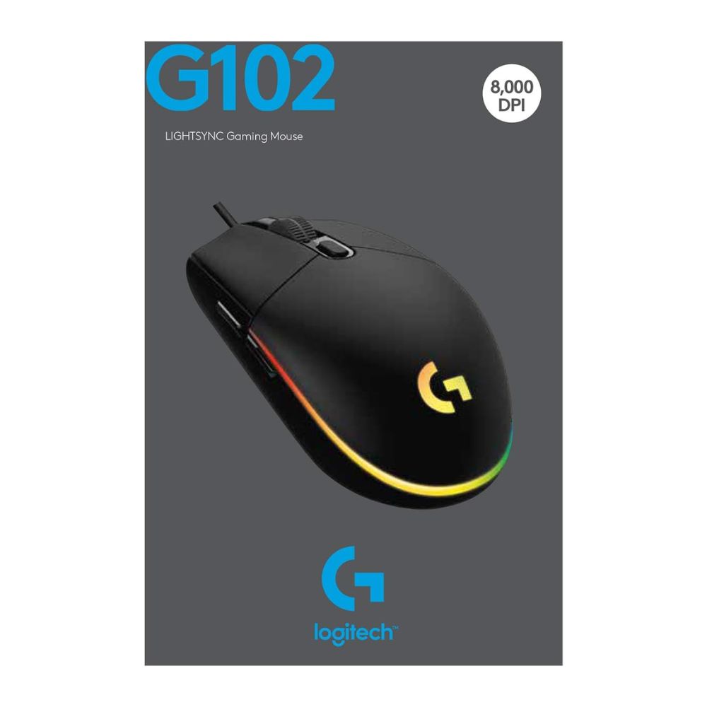 Logitech G102 Light Sync Gaming Wired Mouse