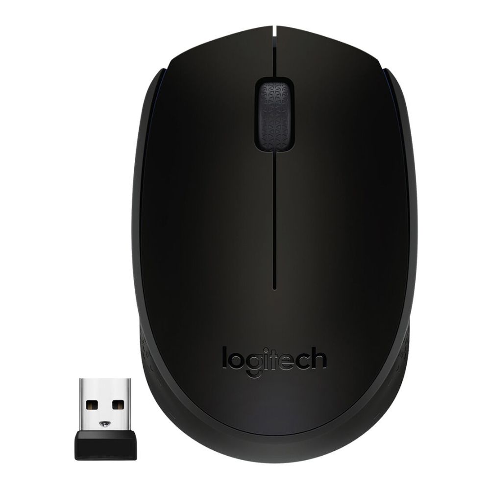 Logitech M170 Wireless Mouse (Black)