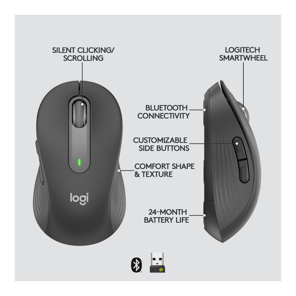 Logitech M650 Signature Wireless Mouse