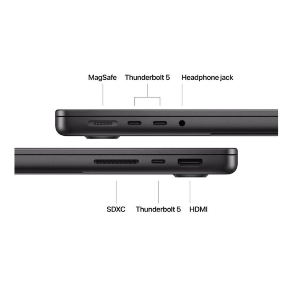 Apple 14″ MacBook Pro (M4 Pro, Space Black) 24GB RAM – 1TB SSD – MX2J3
