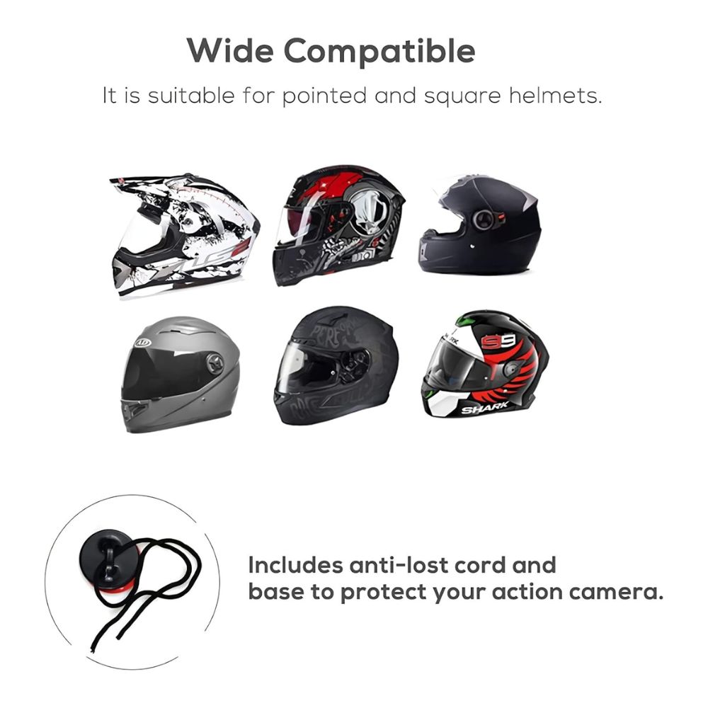 MAKINGTEC Motorcycle Helmet Chin Mount Kit for Gopro