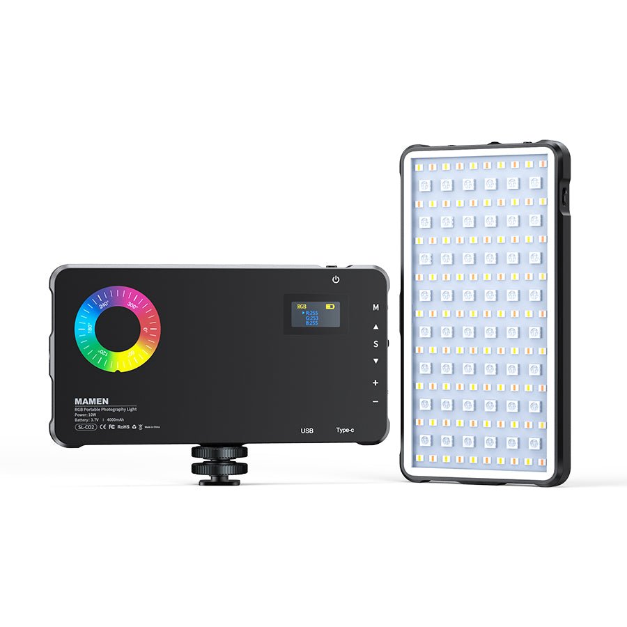 Mamen LED-SL-C02 (10W) RGB Video Light Panel