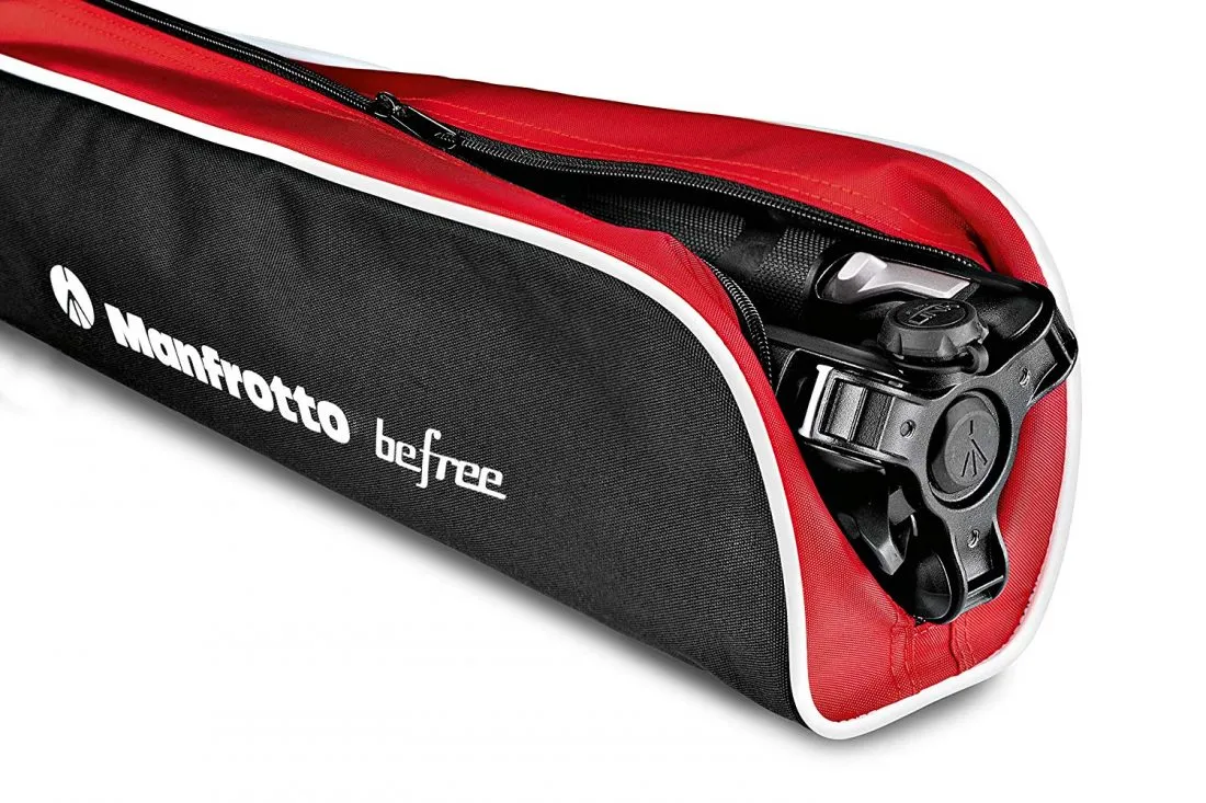 Manfrotto MVKBFR Befree Live Aluminum Lever-Lock Tripod Kit with EasyLink &amp; Case