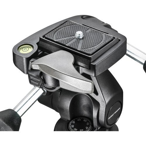 Manfrotto MH804 3-Way, Pan-and-Tilt Head with 200LT-PL Quick Release Plate