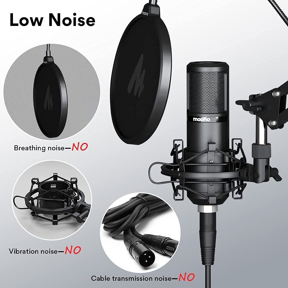 MAONO AU-PM320 Professional XLR Condenser Microphone Kit