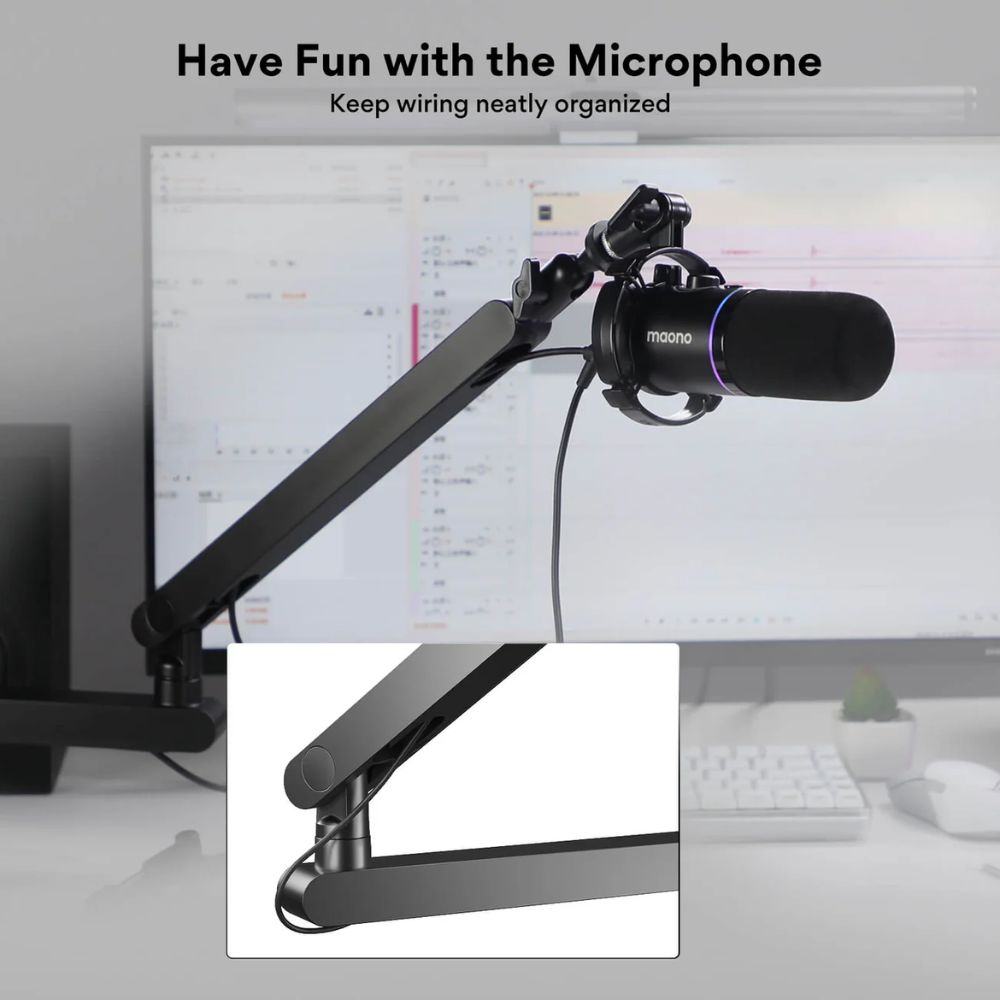 MAONO BA92 Microphone Suspension Boom Arm Stand