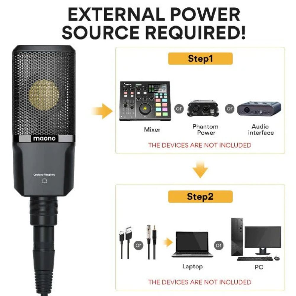 MAONO PM500 Studio-Quality XLR Microphone