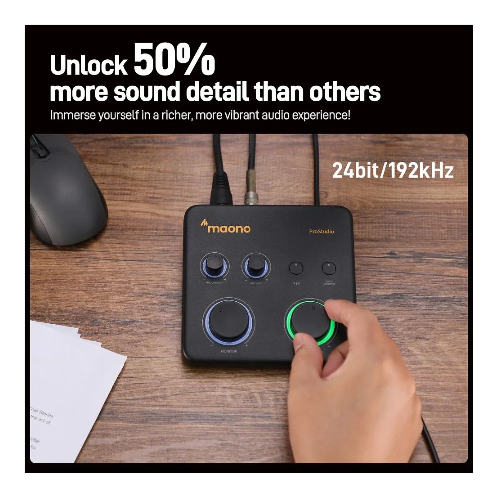 Maono PS22 Lite USB Audio Interface For PC