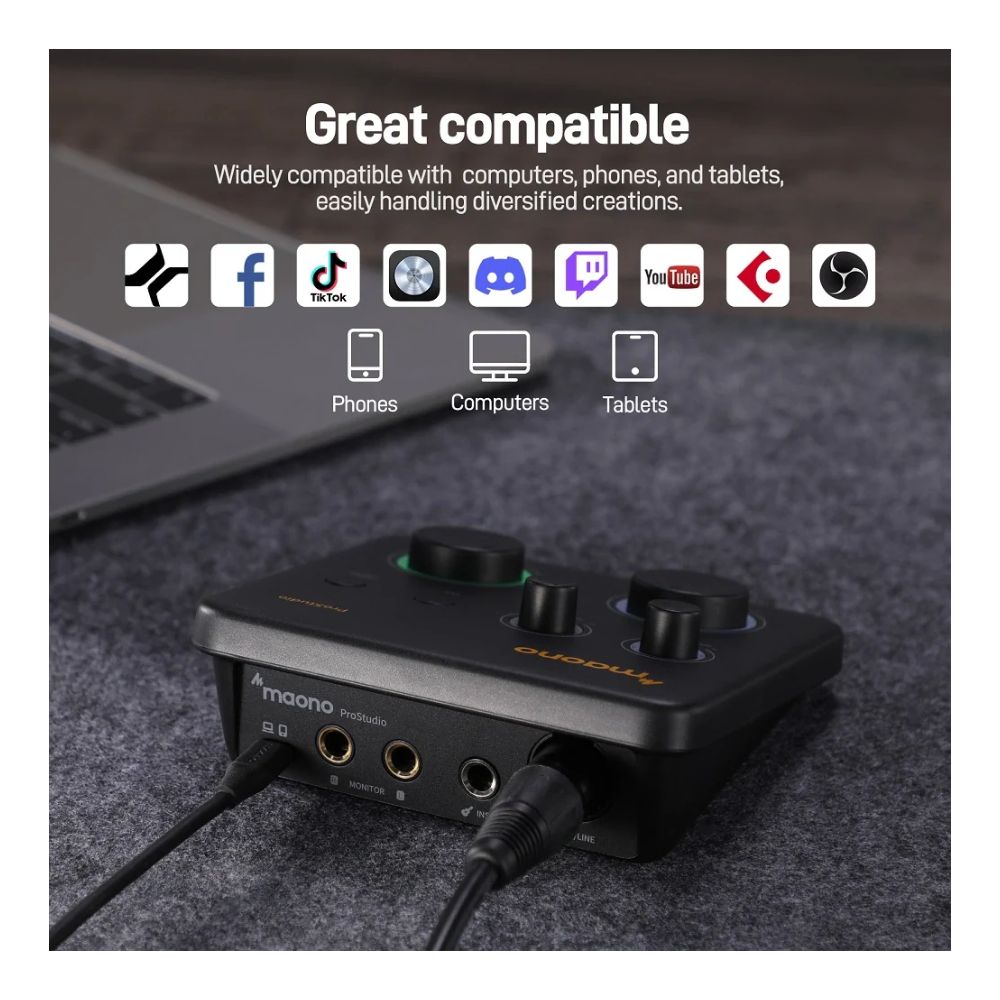 Maono PS22 Lite USB Audio Interface For PC