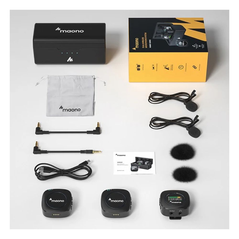 MAONO WM821 Dual Wireless Microphone System