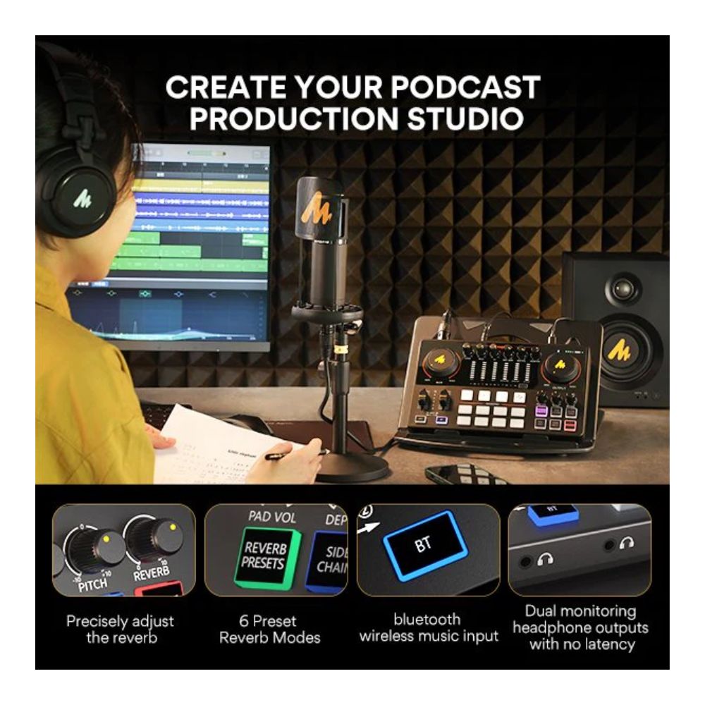 MAONOCASTER AME2 Gen2 Audio Interface &amp; Podcast Equipment