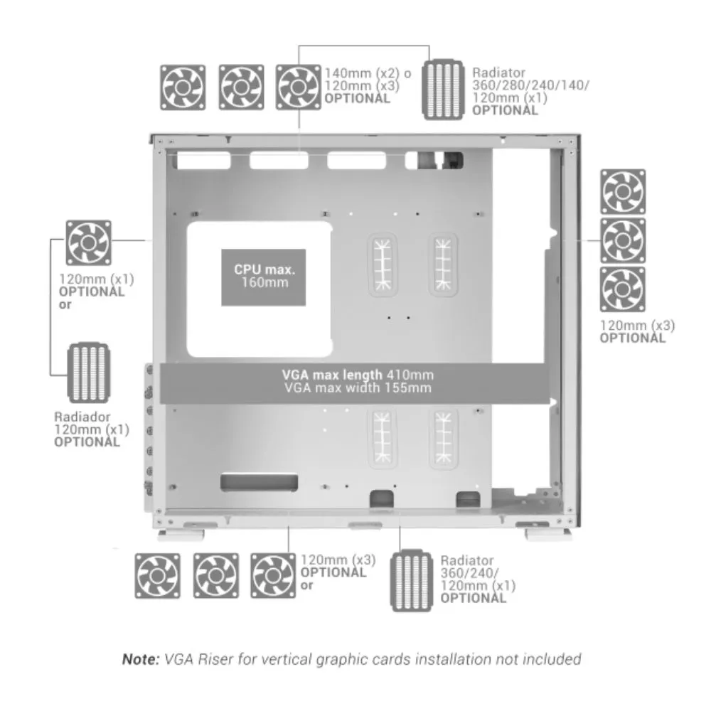 Mars Gaming MC-NOVA Premium XXL Tower