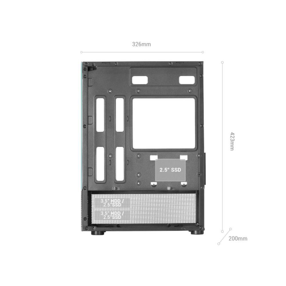 Mars Gaming MC-SE Mini Tower Case