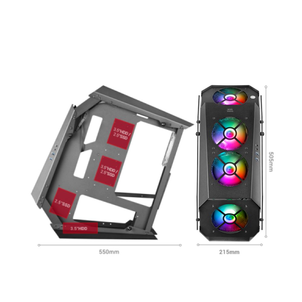 Mars Gaming MC51 Premium Gaming Tower