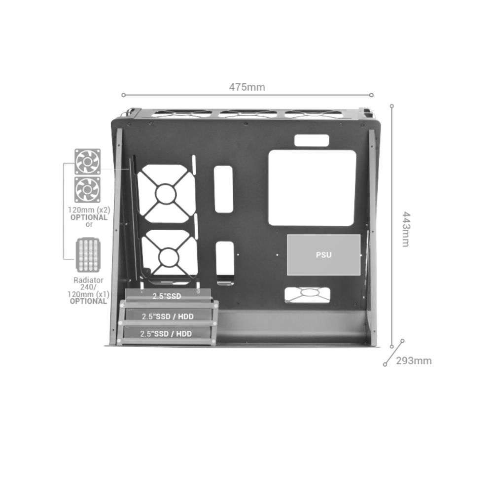 Mars Gaming MCB Premium Custom Gaming Tower