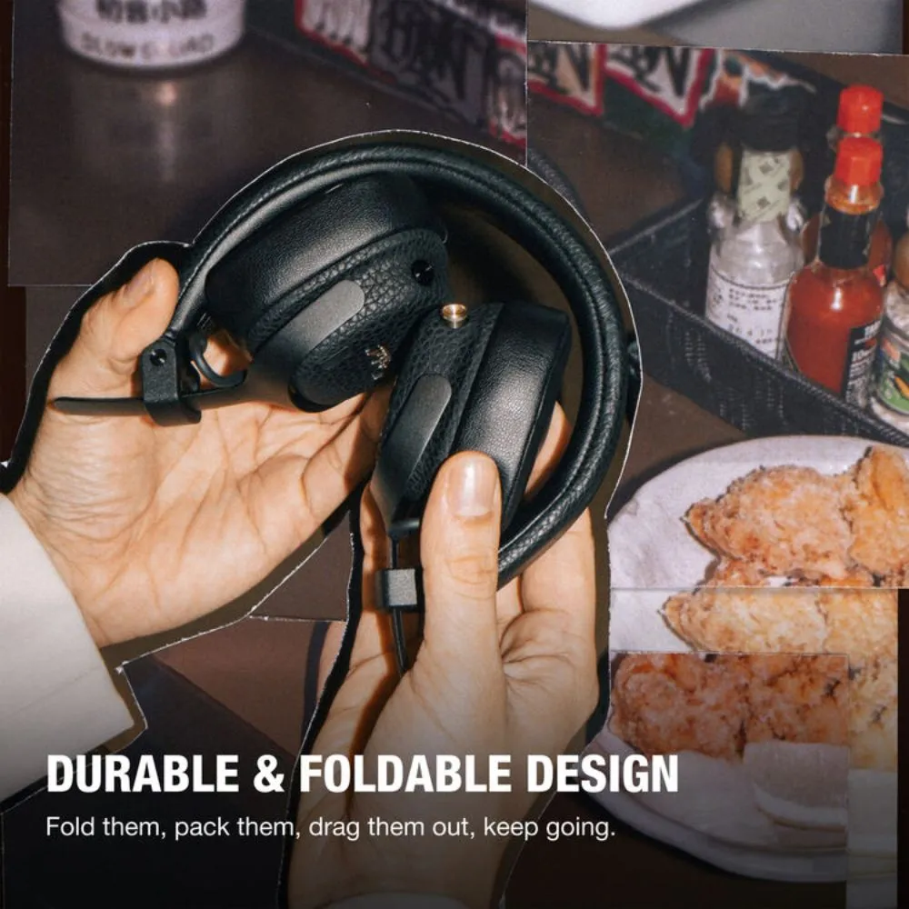Marshall Milton ANC Wireless Noise Canceling On-Ear Headphones