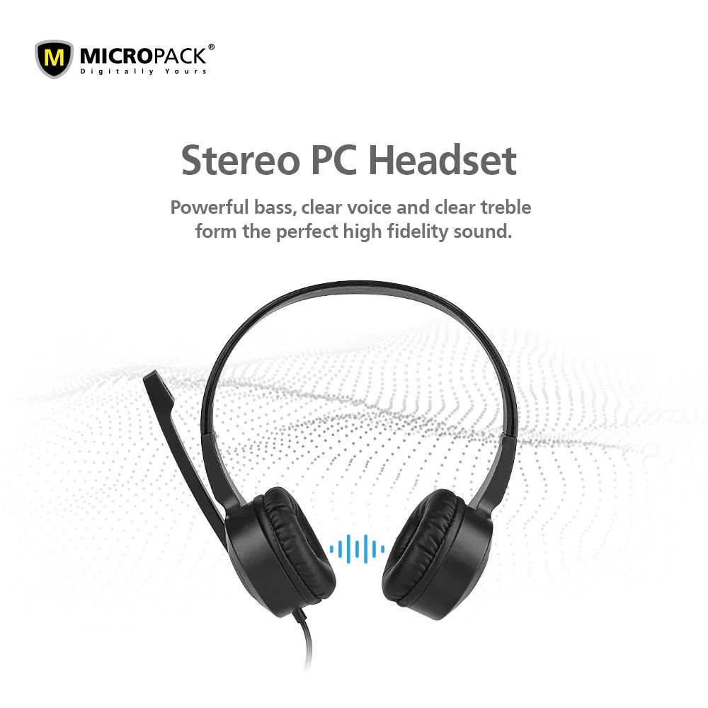 Micropack Wired Headset Stereo Sound MHP-02