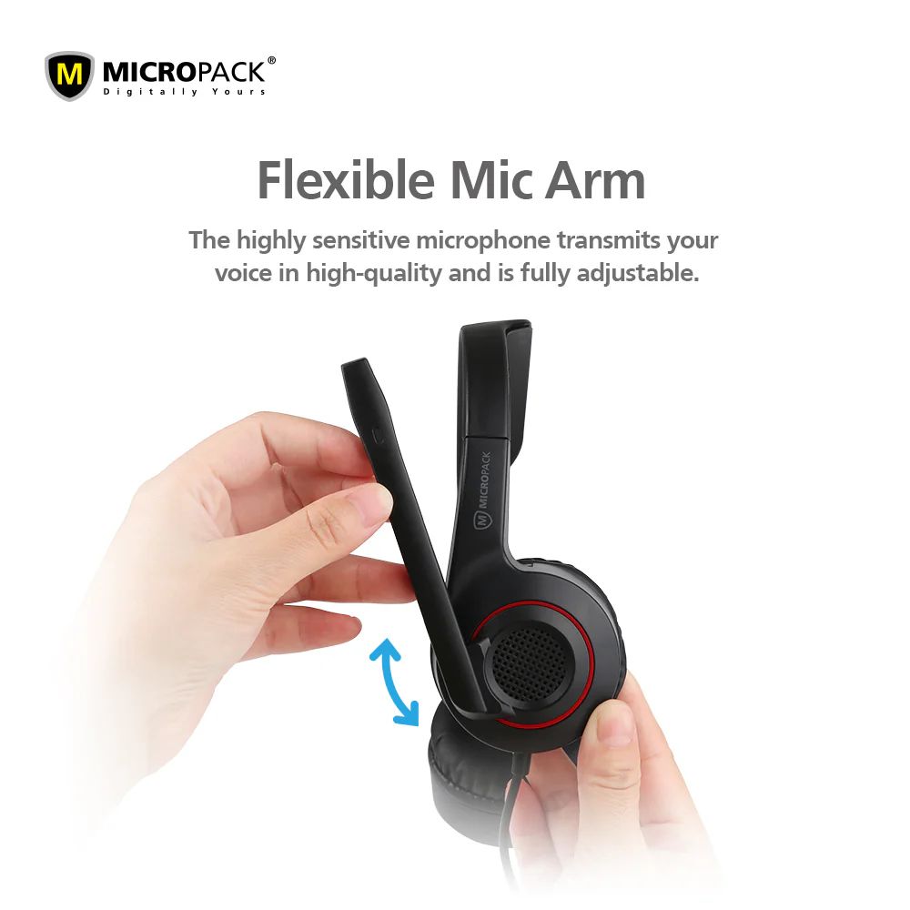 Micropack Wired Headset Stereo Sound MHP-02