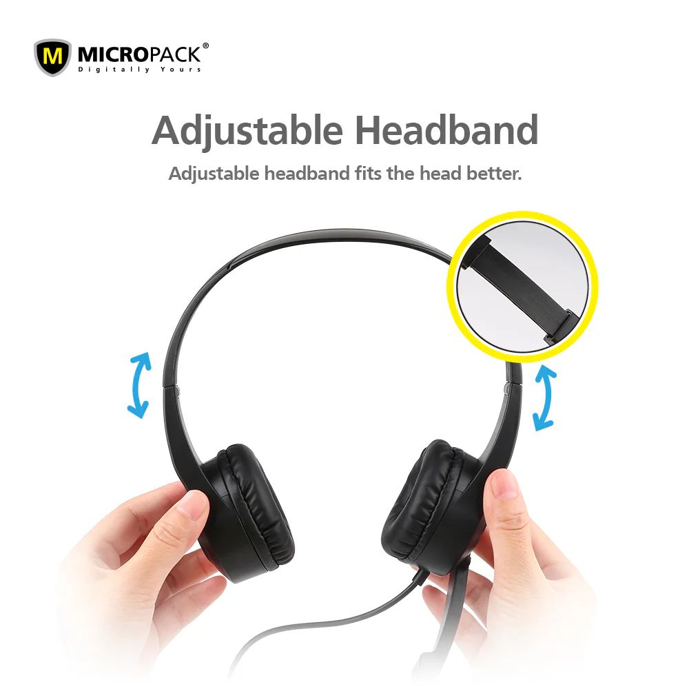 Micropack Wired Headset Stereo Sound MHP-02
