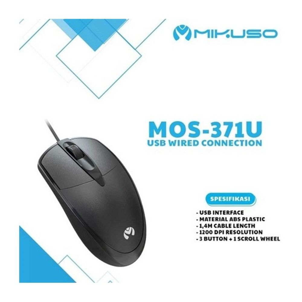 Mikuso MOS-371U Wired Office Mouse