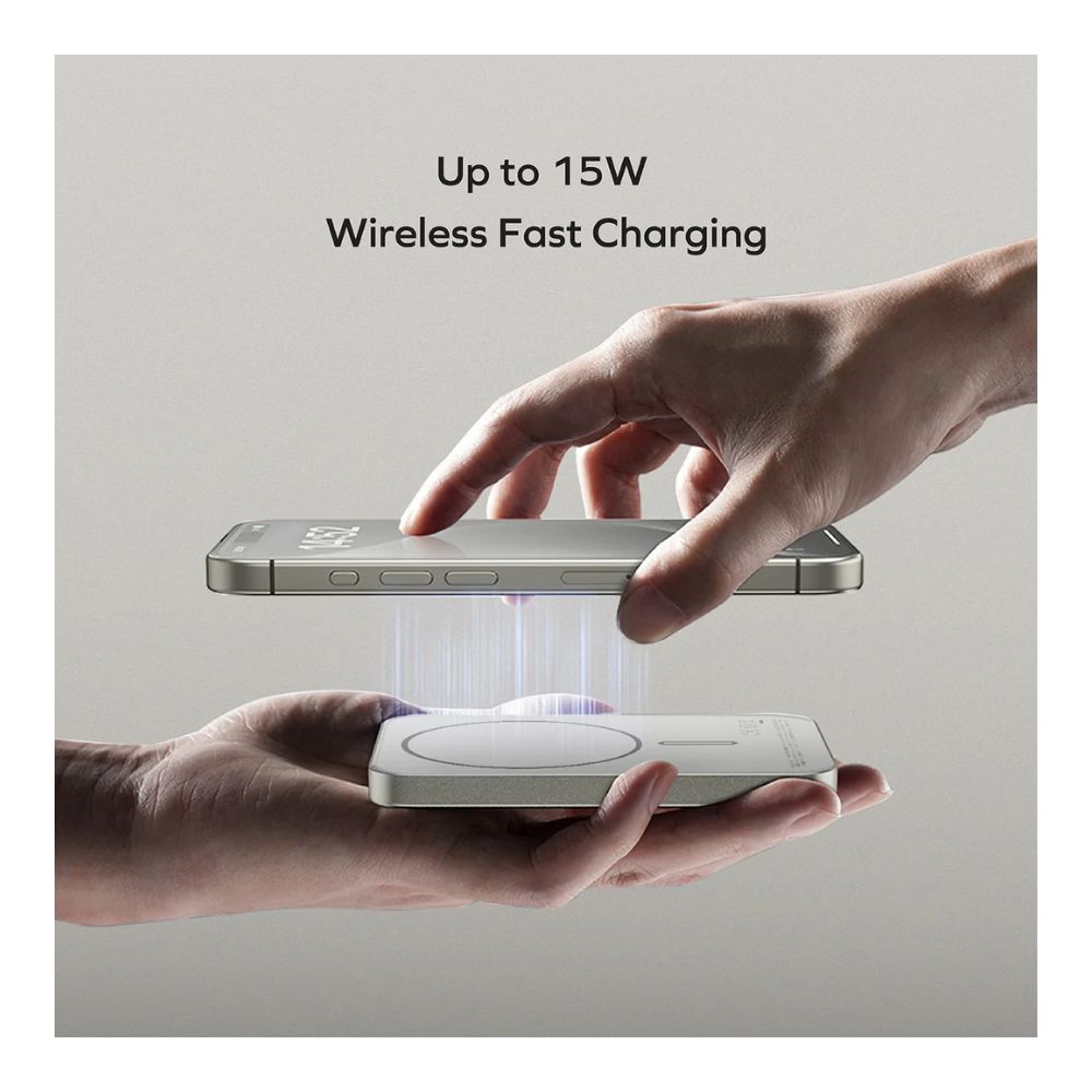 Momax Q.Mag X Magnetic Wireless Power Bank 5000mAh – Titanium