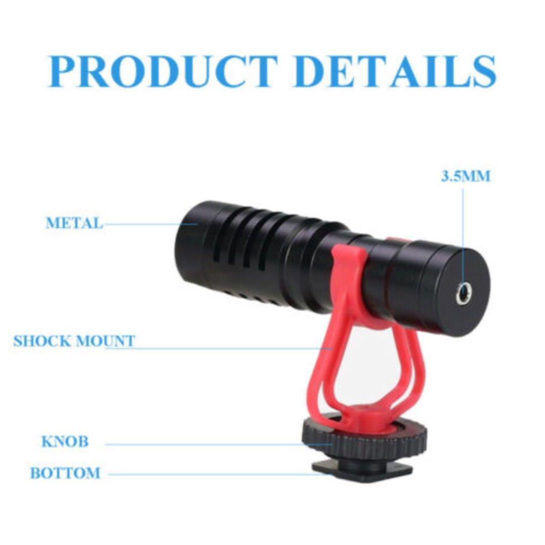 MovingMic MiniGun Shotgun Recording Video Microphone
