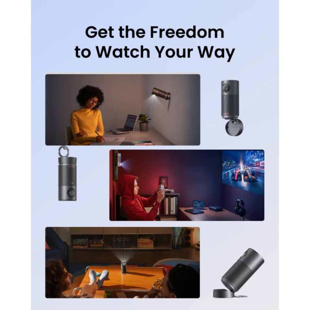 Nebula Capsule Air The World’s Smallest Google TV Projector