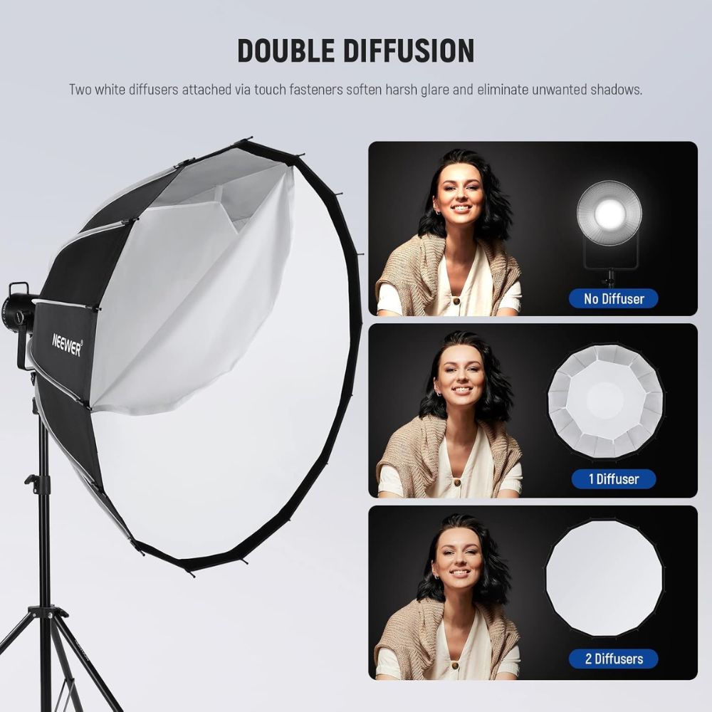 NEEWER 120cm Parabolic Softbox