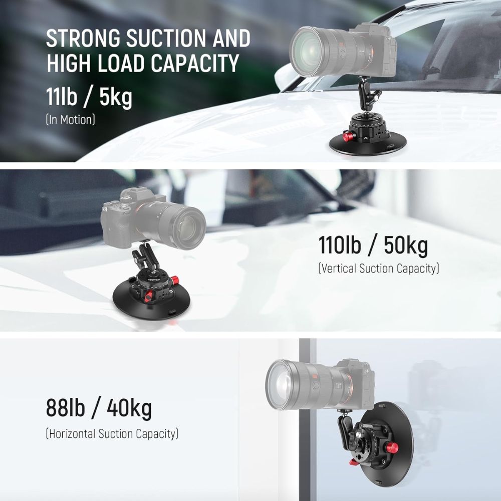 NEEWER Camera Suction Cup Mount