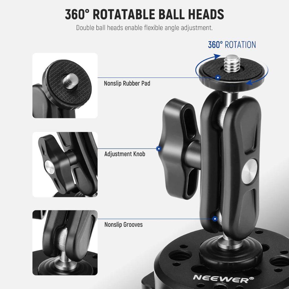 NEEWER Camera Suction Cup Mount