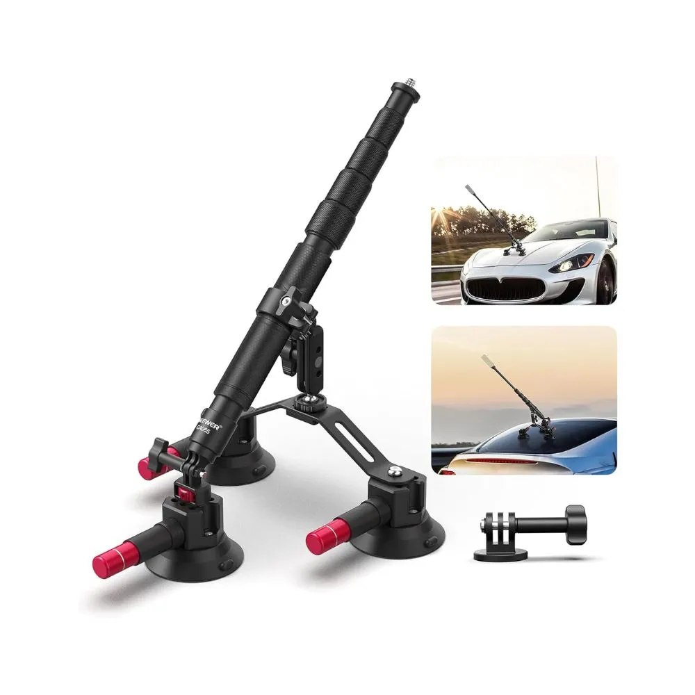 NEEWER Triple Suction Cup Car Mount Kit CA065