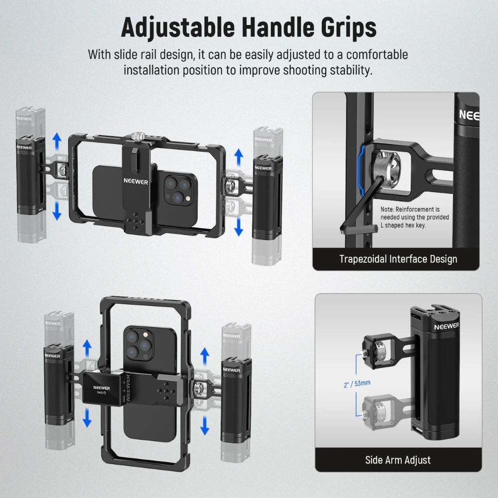 NEEWER Upgraded Phone Rig Vlogging Kit – PA009