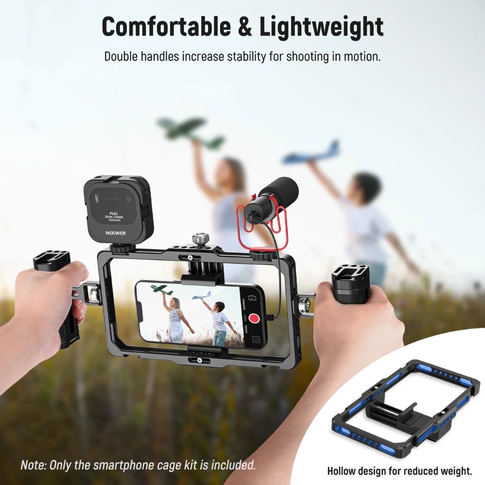 NEEWER Upgraded Phone Rig Vlogging Kit – PA009