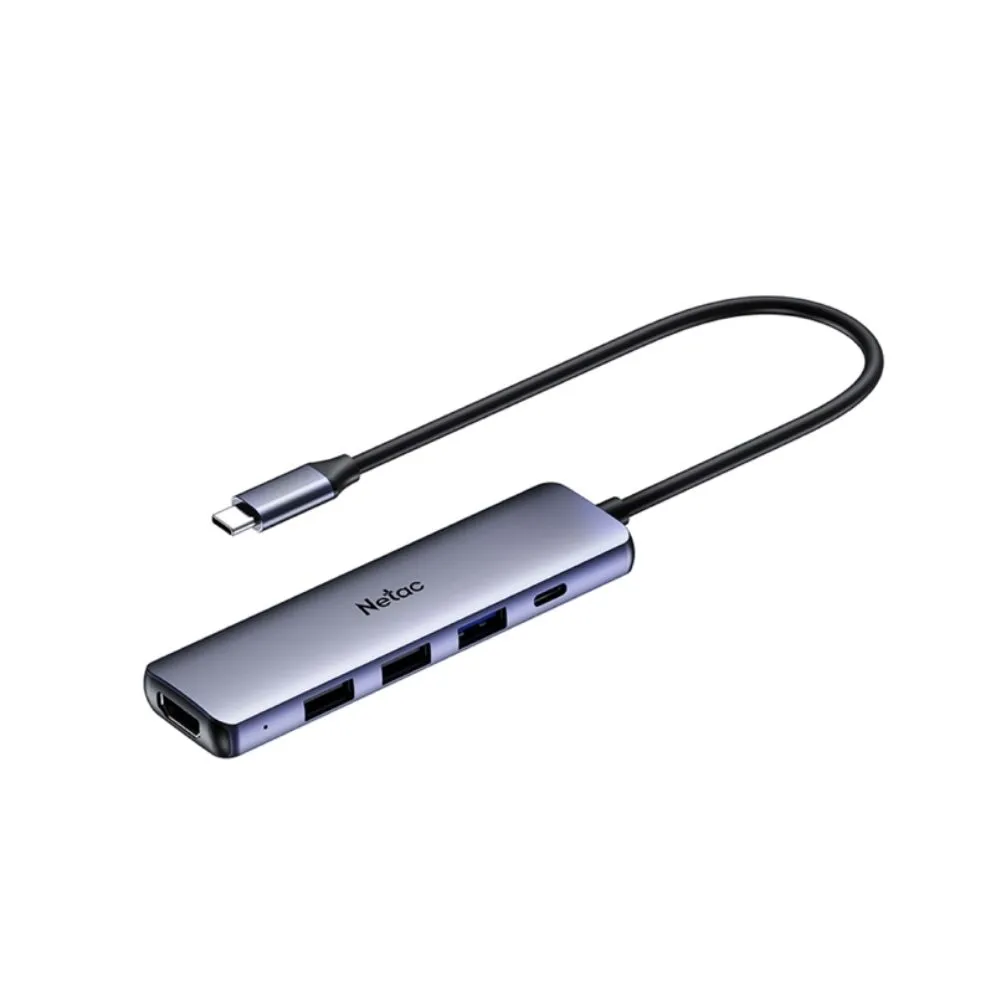 Netac NT08WF13 – 30GR | 5-in-1 Multifunction USB-C Hub