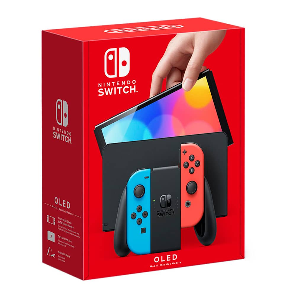 Nintendo Switch – OLED Neon Blue & Red