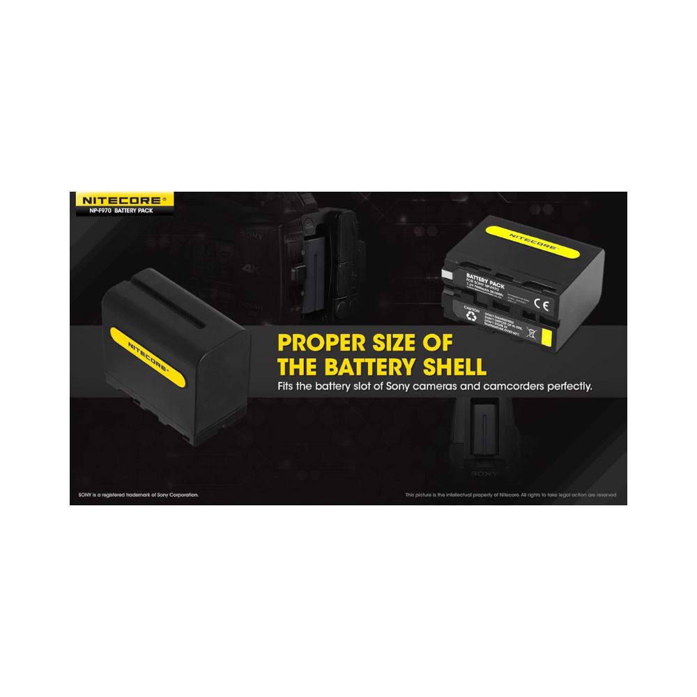 Nitecore NP-F970 Li-ion Battery