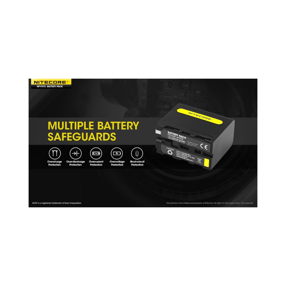 Nitecore NP-F970 Li-ion Battery