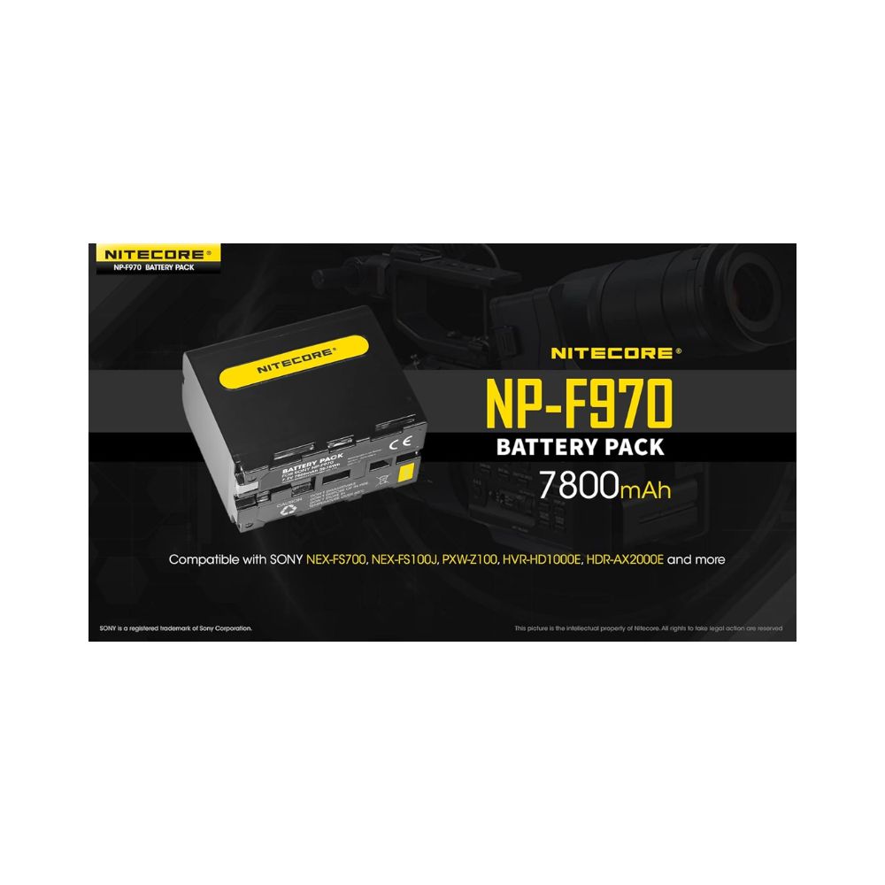 Nitecore NP-F970 Li-ion Battery