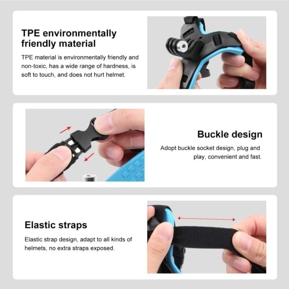 O Ozone Full Face Helmet Chin Camera Mount